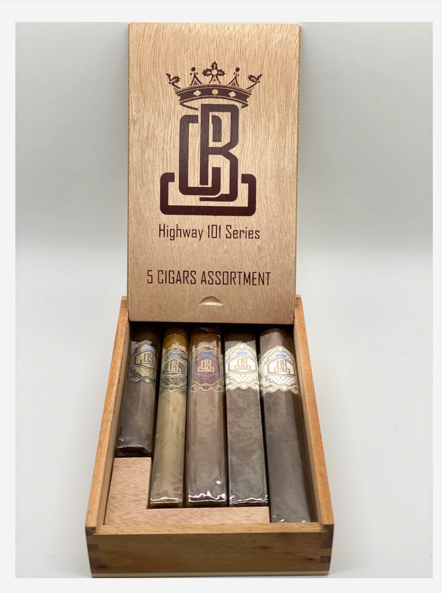 Carolina Blue Cigars 5pc Highway 101 series