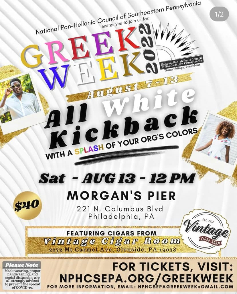 Greek Week 2022 All White Kickback