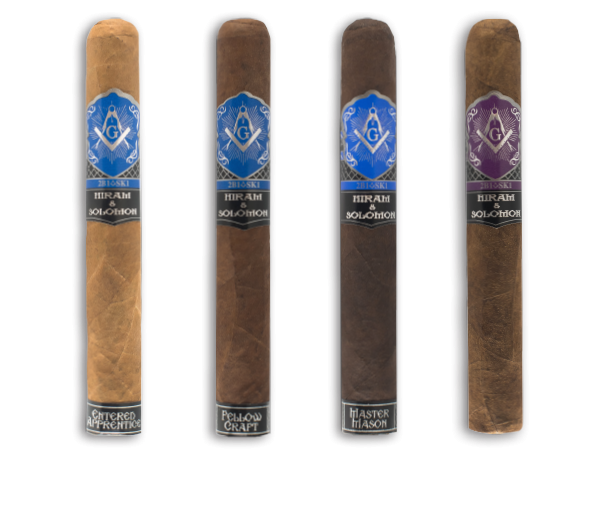 Hiram&amp; Solomon Master Blend 4 Cigar Sample Pack